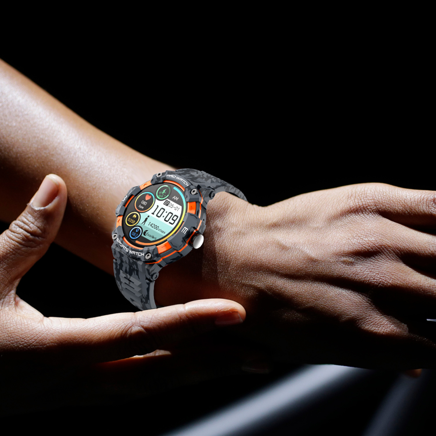 G206 Smartwatch 2,01 Zoll Bluetooth Talk Herzfrequenz Blut_voghion.com