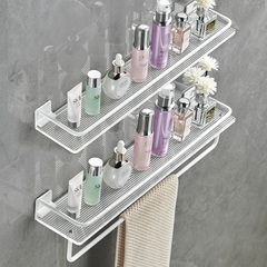 Acrylic storage rack without punching white towel rack bathroom hand washing sink bathroom toilet storage wall hanging