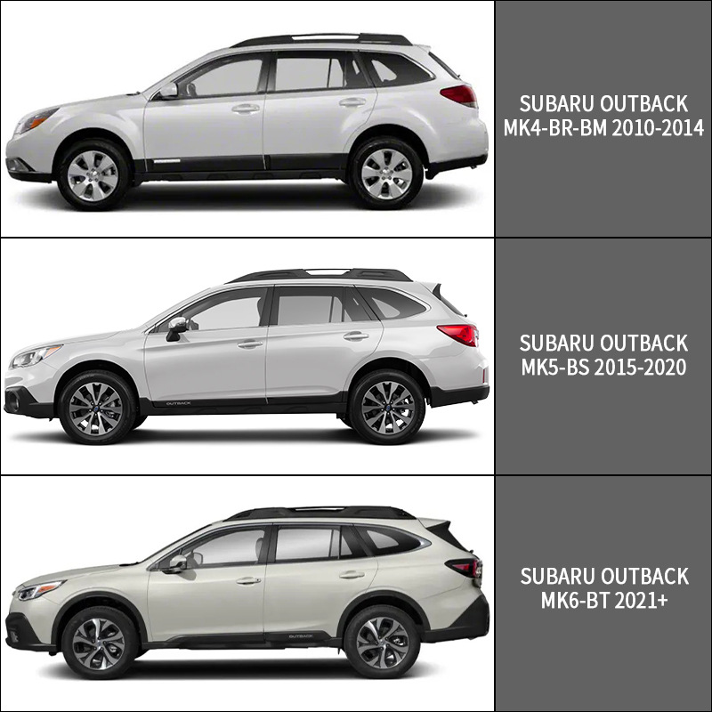 Subaru Outback Rain Panel Rear View Rain Eyebrow Subaru Outback Window Advisor