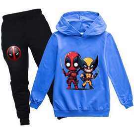 跨境卫衣套装帽衫中大童装PH0010