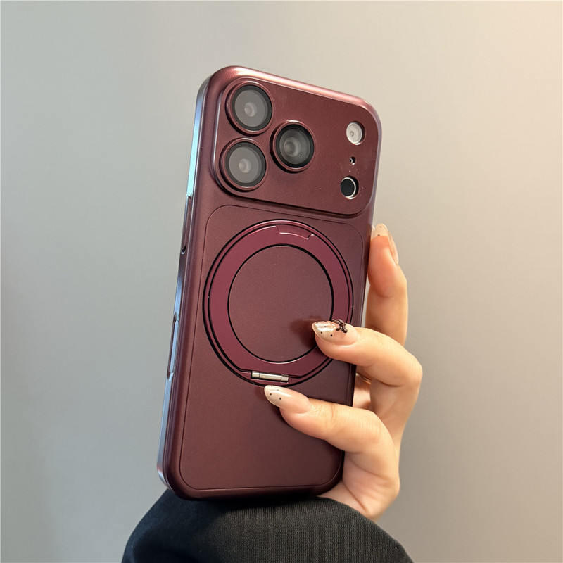 360-degree rotating stand, compatible with Apple 17 magnetic phone case, iPhone 15 Pro Max scratch-resistant PC hard case, 14 360-degree rotating stand, compatible with Apple 17 magnetic phone case, iPhone 15 Pro Max scratch-resistant PC hard case, 14