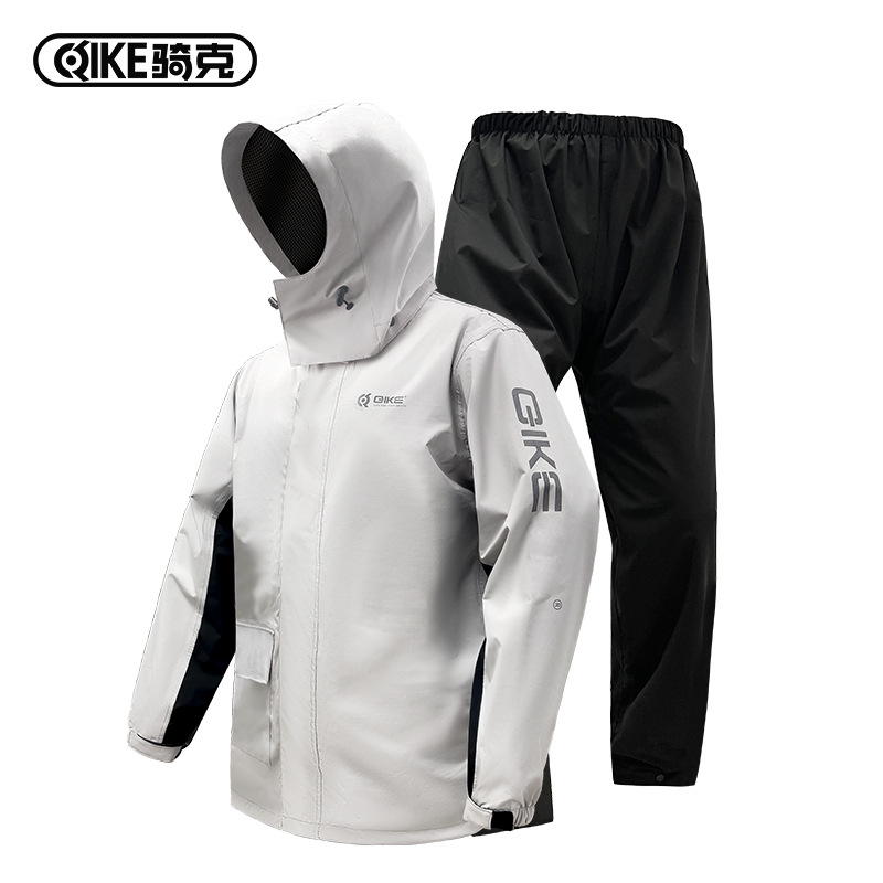 Motocicleta coche eléctrico impermeable pantalones de lluvia traje dividido para llevar a caballo impermeable traje de lluvia motocicleta Caballero cuerpo completo a prueba de lluvia