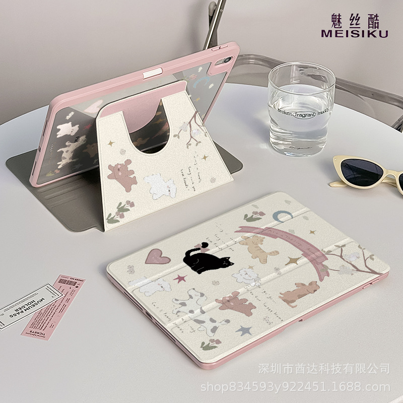 720 ° 70% off Rotating iPad Protective Case Suitable for Huawei X9 Pro Tablet Protective Case Acrylic with Pen Slot