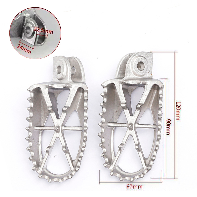 Off-Road Motorcycle Modified Pedals Cqr Huayang Bosuer Modified Stainless Steel Pedals Front Pedals