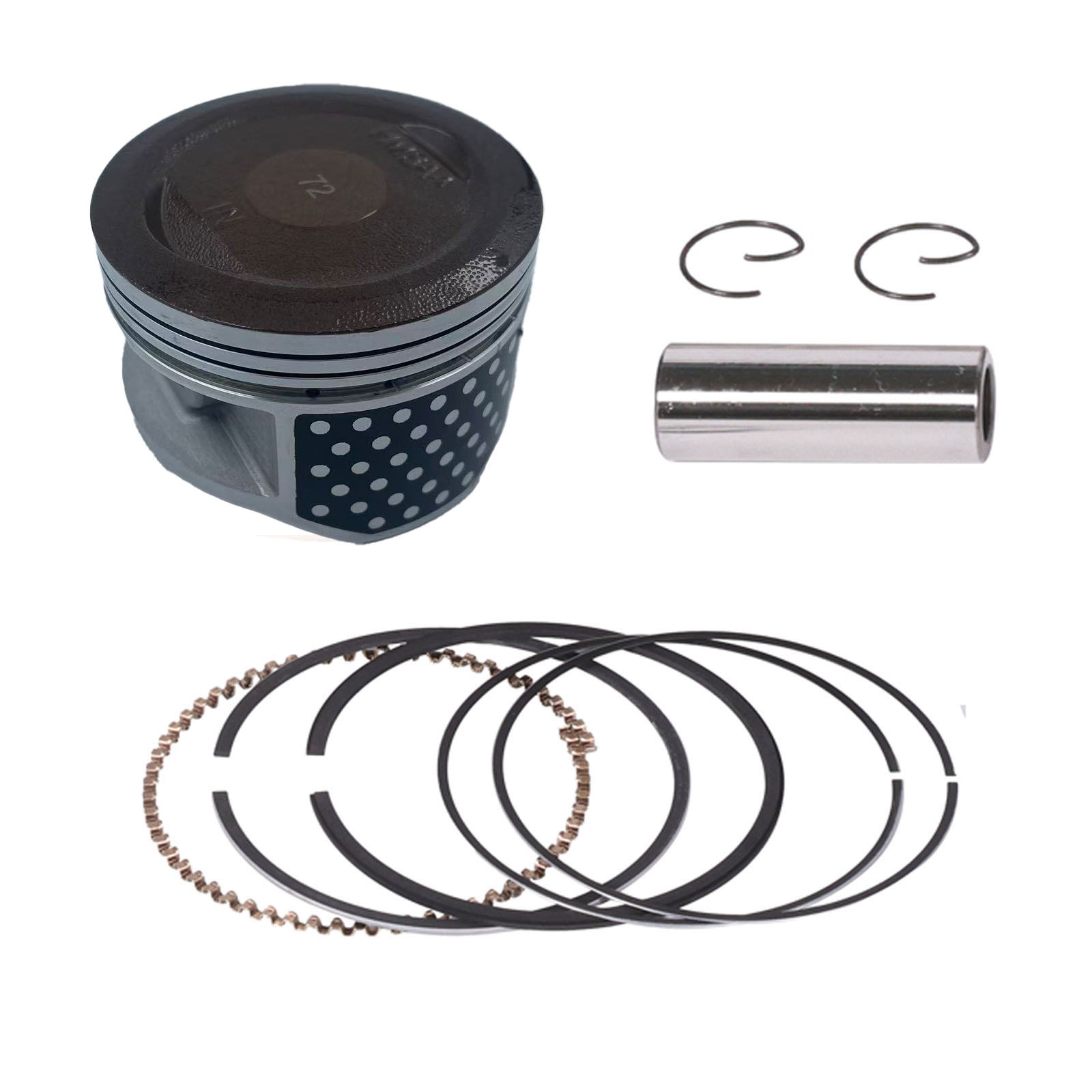 Cross-Border Applicable Parts for Honda Trx250 72mm Bore Atv Engine Cylinder Assembly Motorcycle Accessories