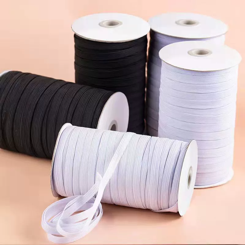 Завод в наличии 0,3-1,2 см черный и белый резиновый защитная одежда очки рукав манжеты лошадь резинка оптом