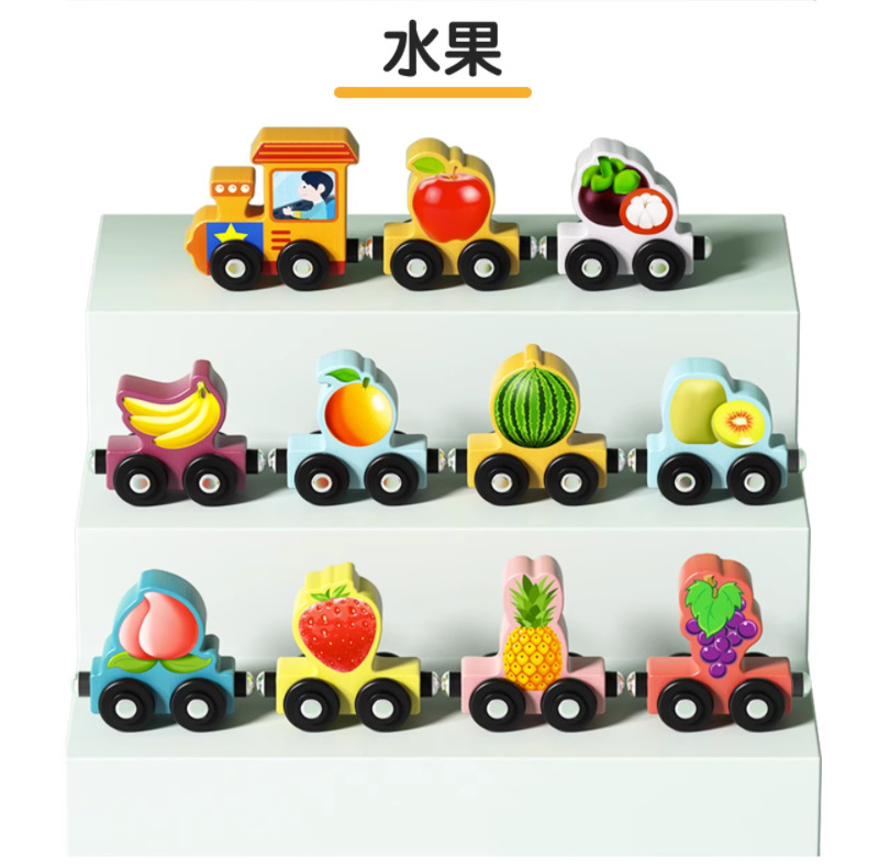 Tren digital magnético, bloques de construcción, juguetes educativos para niños, 1-2 años, 3 bebés, educación temprana, iluminación image 10