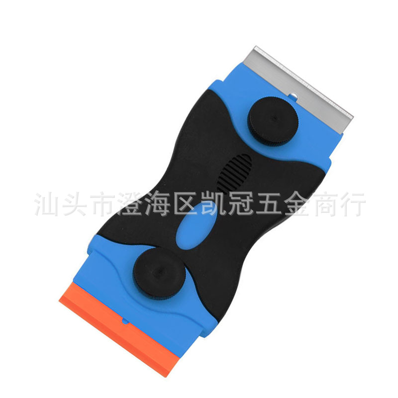 除胶刀刮刀清洁刀汽车贴膜工具双头玻璃小铲刀保洁塑料胶铲刀