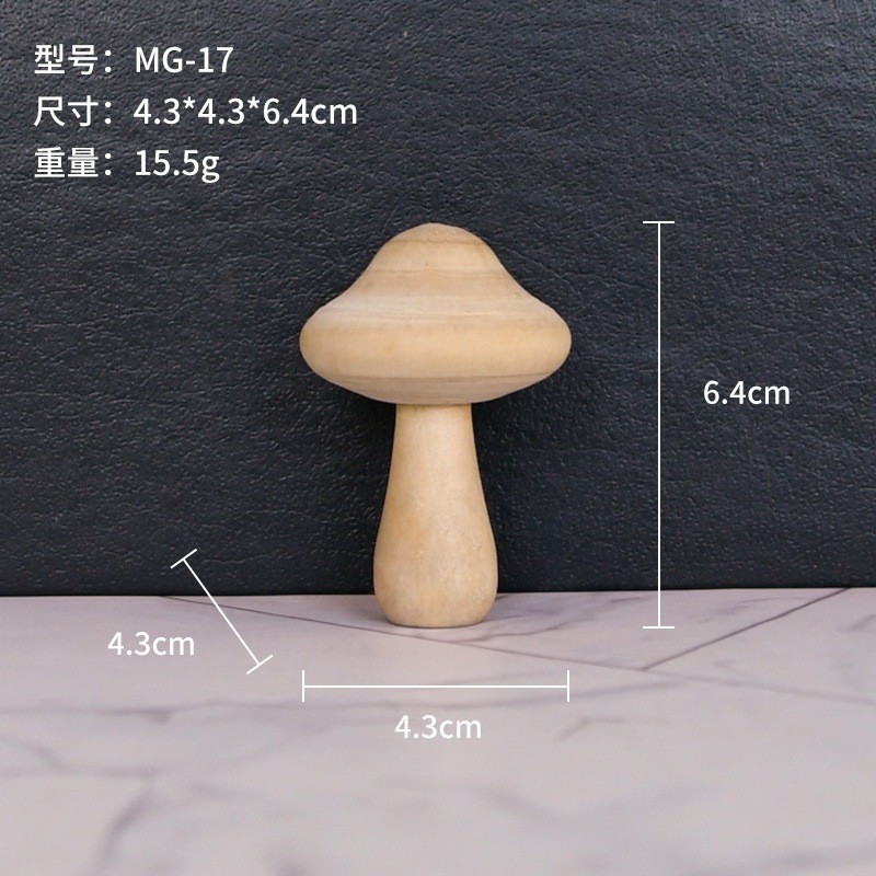 Nuevo producto bricolaje pintado a mano madera embrión fruta árbol de Navidad campana hongo casa se puede colorear regalo de vacaciones preescolar