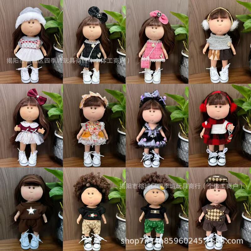 Wholesale 18cm Spanish Mia Potato Doll Clothes Mia Doll Dress-Up Set Complete Plush Dress Set Wholesale 18cm Spanish Mia Potato Doll Clothes Mia Doll Dress-Up Set Complete Plush Dress Set