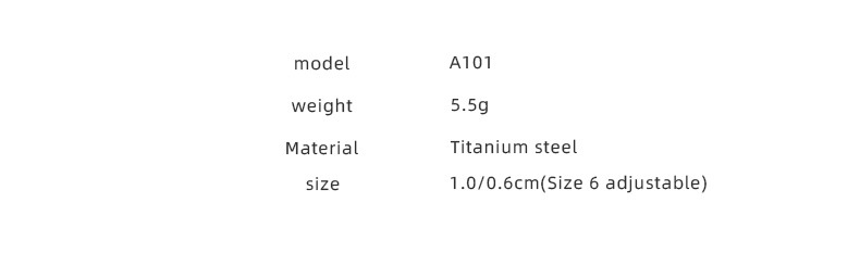 Titanium Steel Bead Ring For Women, Versatile Designer Ring_voghion.com