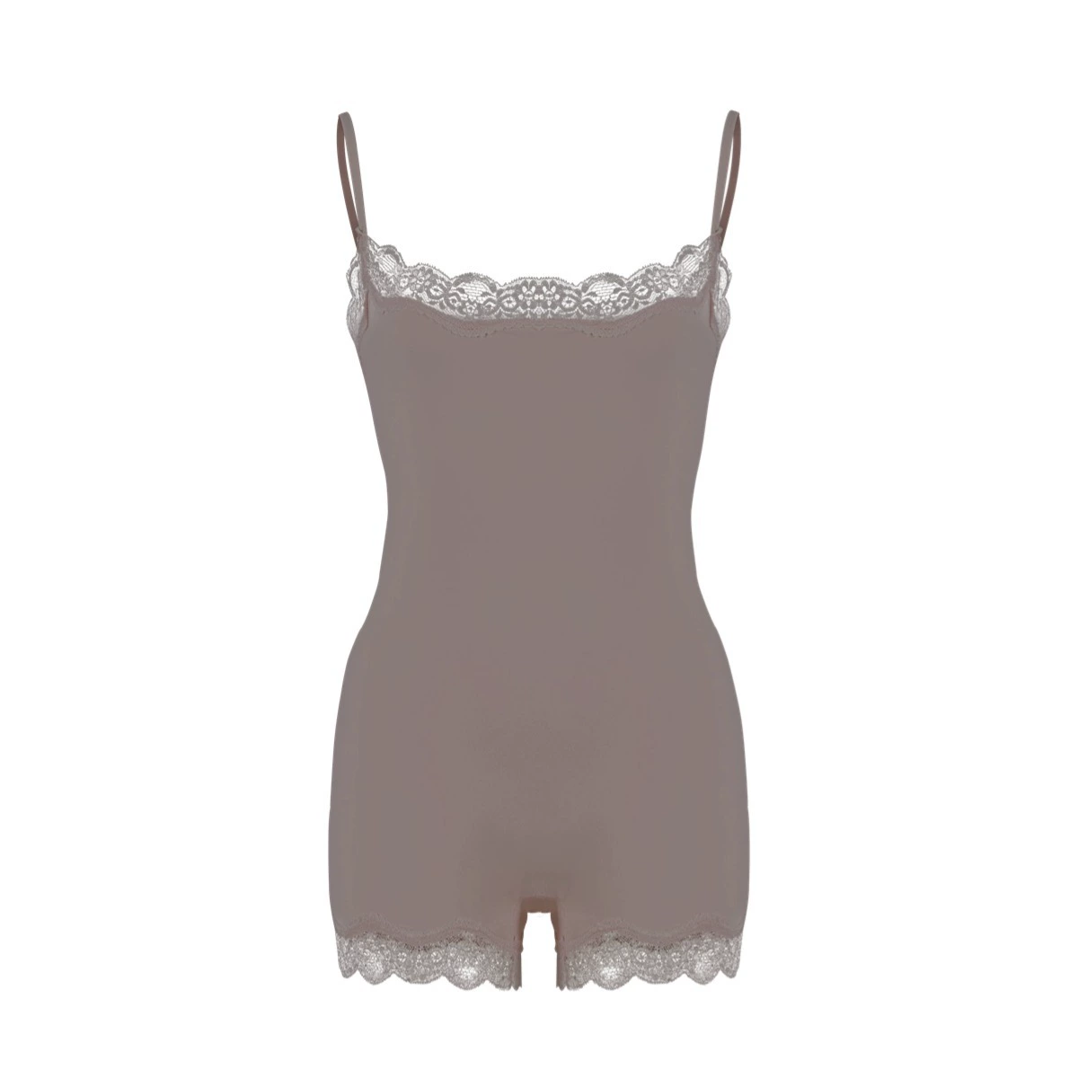 Shapewear bodysuit, corrective lace one-piece, lifting effect, women's slimming control