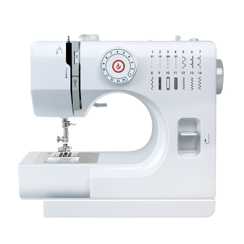 Двойная игла Многофункциональная швейная машина Youlijia 728 Настольный электрический домашний мини