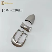 DH30mm сплав, набор из трех предметов, простая модная пряжка для ремня, женский ремень с пряжкой, декоративная пряжка с гальваническим покрытием, античное серебро, в наличии