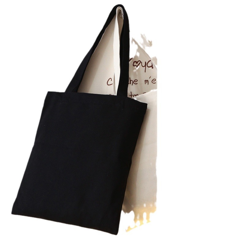 En stock bolsa de lona personalizada publicidad bolsa de lona bolso en blanco plegable bolsa de compras imprimible personalizado