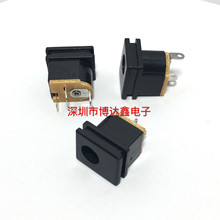 DC-0052电源插座/DC插座 三脚 平针/圆针 内芯针2.1MM 充电插座