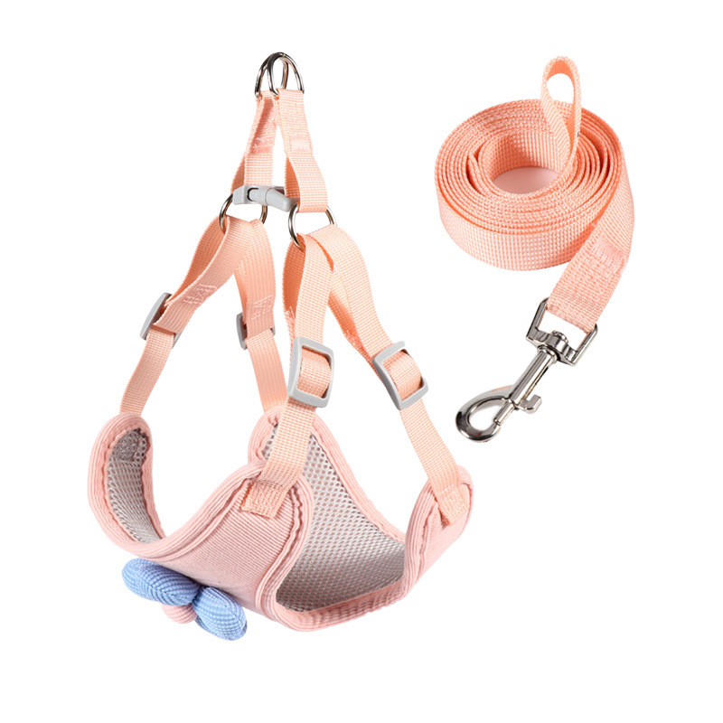 Pipi Amoy pétalo correa para el pecho correa para mascotas gato cachorro correa para perro suministros de tracción tracción para perros