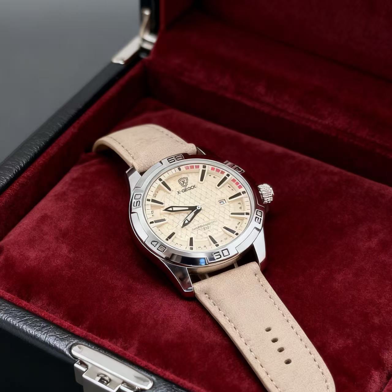 2025 New Watch for Men with Good Looks and High-End Swiss Brand Concept Boys' Large Dial Quartz Watch