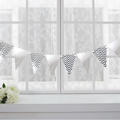 Nordic ins patrón de onda bronceado banderín suministros de fiesta de cumpleaños decoración de papel bandera banderín