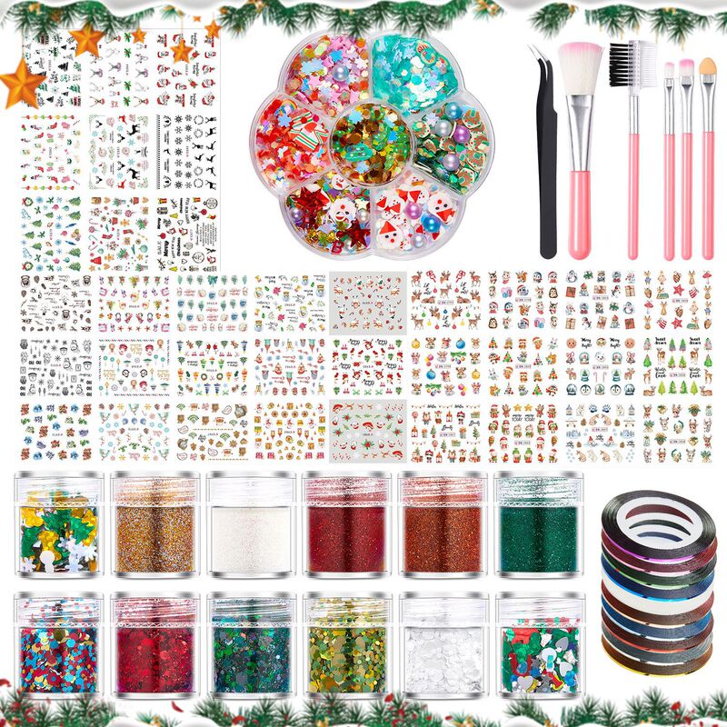 Amazon Explosions Nail Jewelry Glitter Sequin Sticker Tools suit Festival DIY Wear Armor Wholesale Amazon Explosions Nail Jewelry Glitter Sequin Sticker Tools suit Festival DIY Wear Armor Wholesale