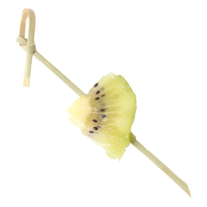 Verde Peel flor nudo Cadena 100 unids/pack azúcar cuerda de la flor roja negro nudo flor palo de bambú desechable al por mayor