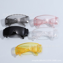 labubu娃用护目镜10cm棉花娃娃玩偶公仔配件墨镜透明彩色片防护镜