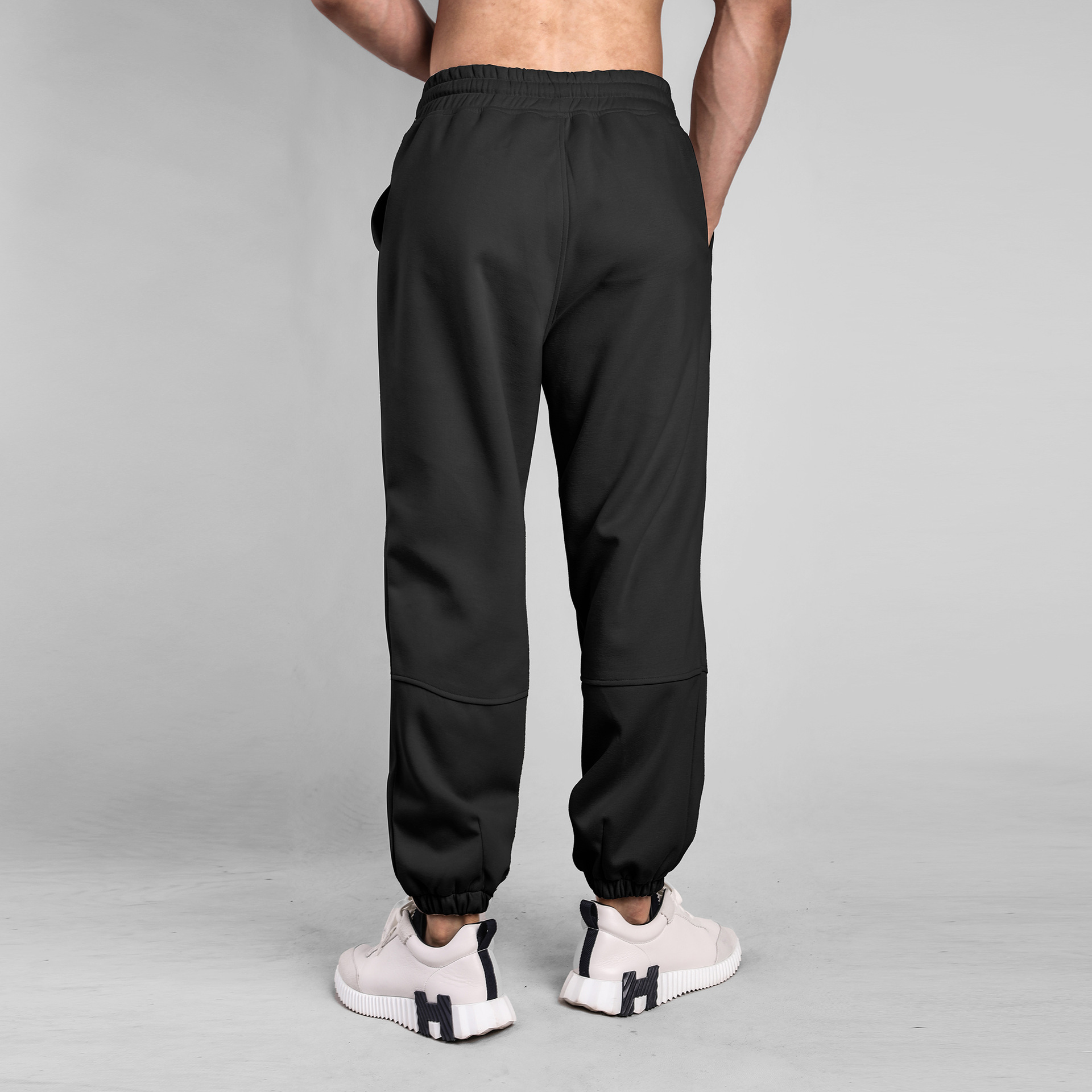 Transfronterizo de los hombres ocasionales sueltos largos Pantalones deportivos tobillo atado al aire libre desgaste cálido invierno nueva luz fuente madura productos de fábrica