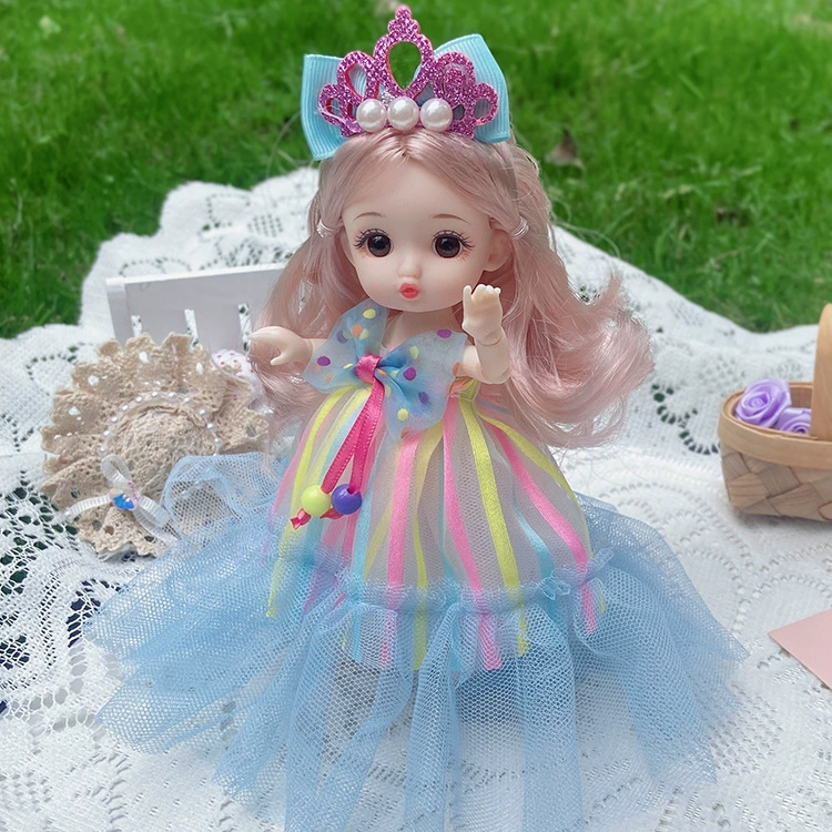 Кукла для принцессы, игрушка для детского сада, 17 см, подарок на день рождения