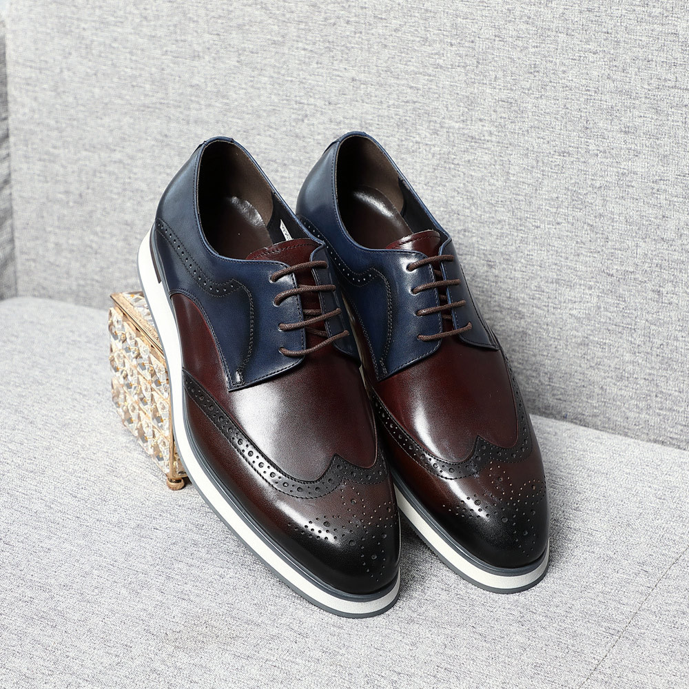 Classic vintage leather casual sports shoes