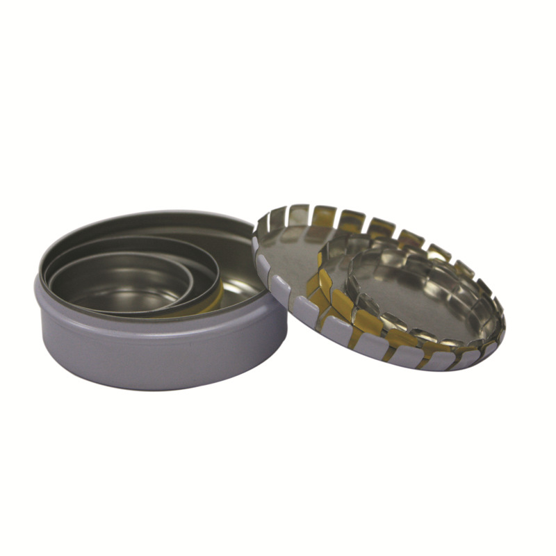 直径75mm噼啪罐 大号药品噼啪铁盒子 大中小三个尺寸噼啪罐子