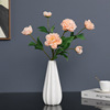 3 heads of peony silk flower home living room decoration fake flower TV cabinet porch decoration artificial flower European -style cross -border peony