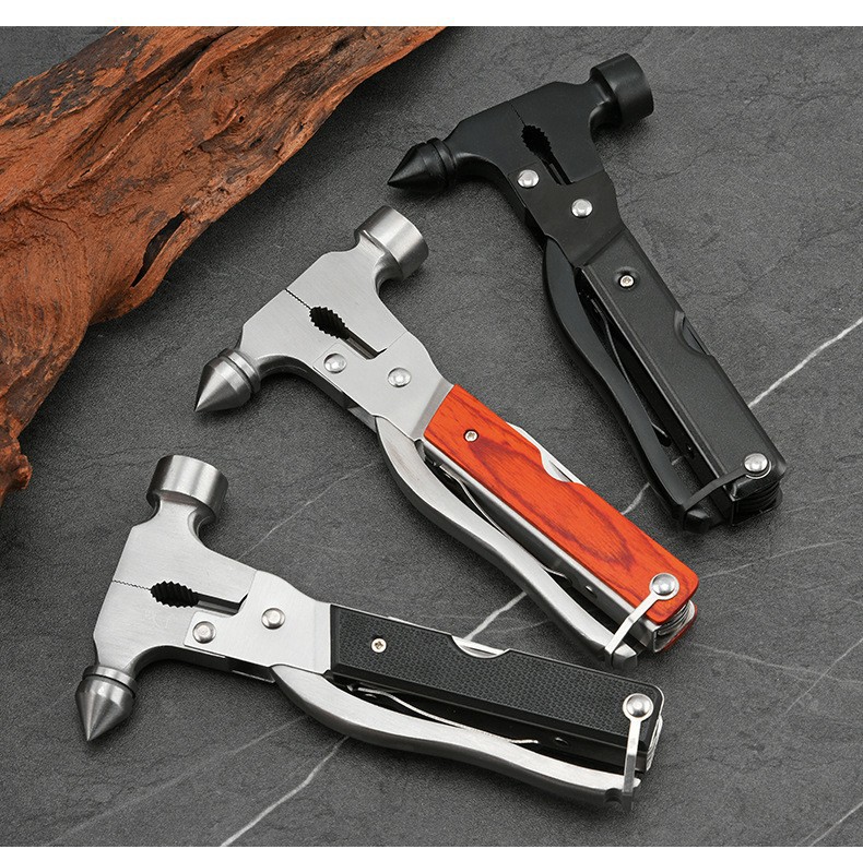 Car Window Breaker Car Multifunctional Safety Hammer 7-in-1 Car Fire Emergency Window Glass with Cutter Escape