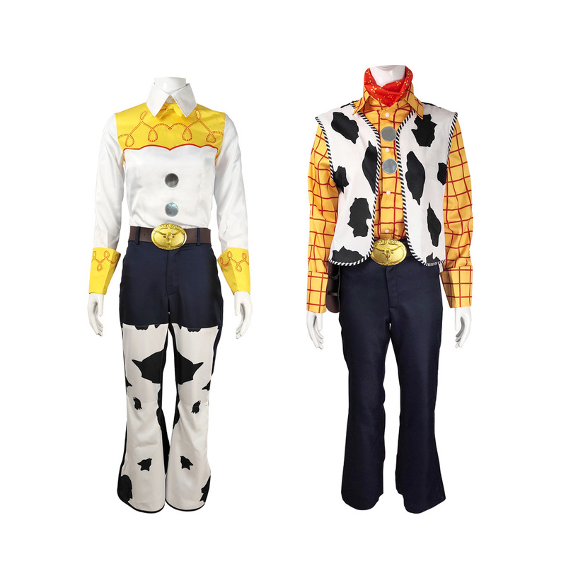 Toy Story Woody Cosplay Costume Halloween Disney Woody and Jessie