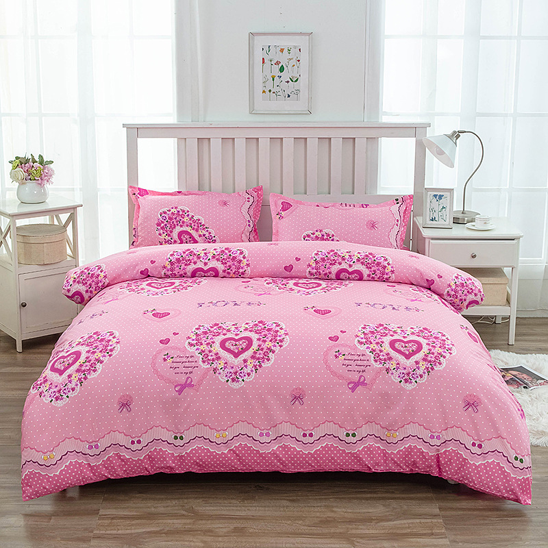 Ropa de cama cubierta del edredón de una sola pieza cama doble suministros superior estudiante dormitorio hoja de cama cubierta del edredón ventas directas de la fábrica