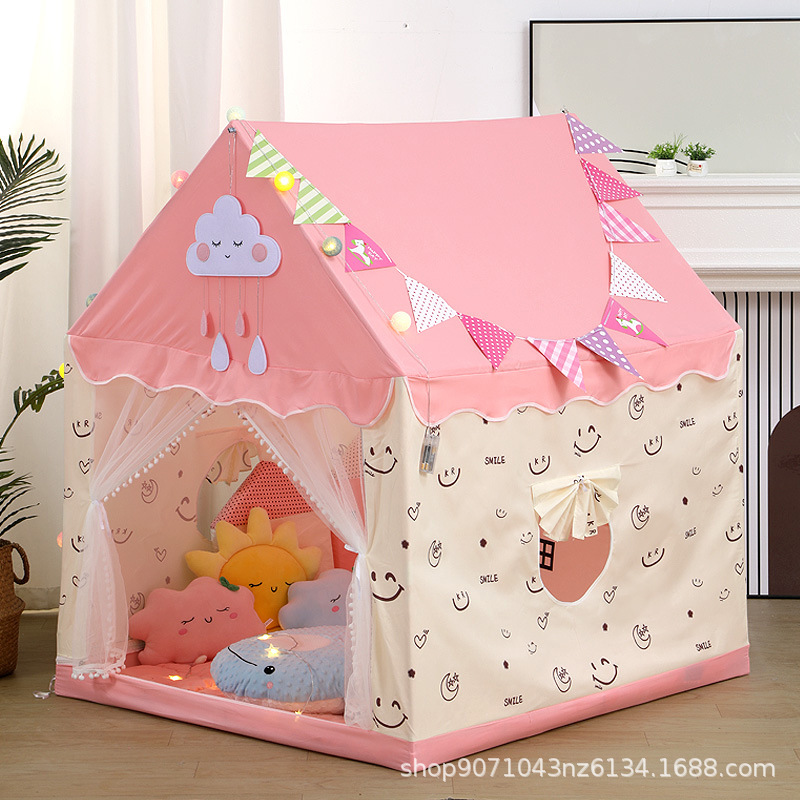 Indoor children's playhouse, sleeping room, separate beds, little houses for boys and girls, baby play castle, secret base