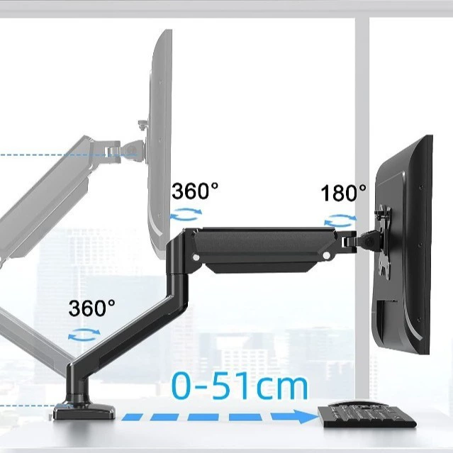 Mechanical LCD display, tubing, laptop, 32 inch