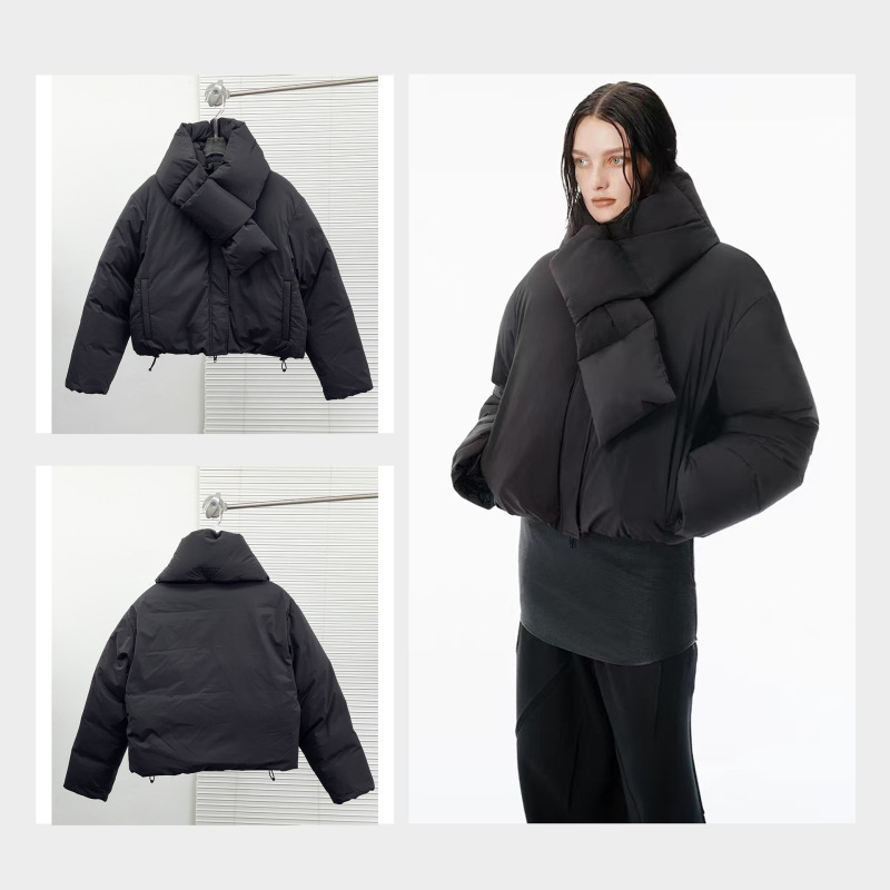 【Limited Time Offer】Short down Jacket 90% White Duck down Shenzhen Nanyou High Version New Autumn/Winter Women's Thickened Wide Style