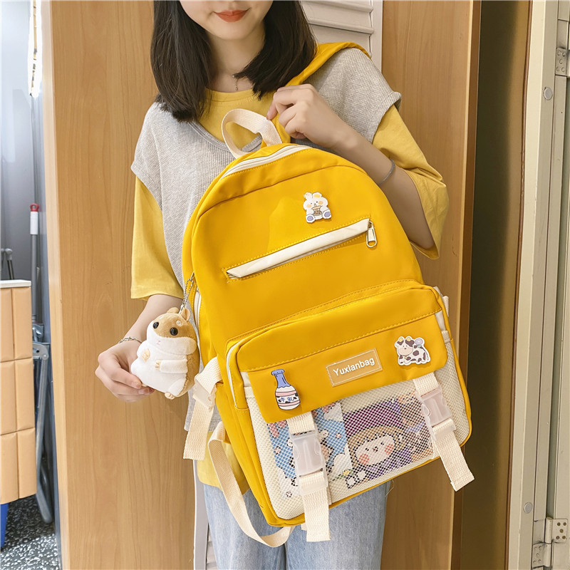 Schoolbag female 2021 new student Korean...