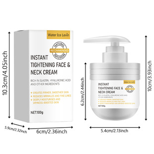 Water Ice Levin Neck Moisturizing Cream Moisturizing Hydrating Mild Neck Skin Fading Cream