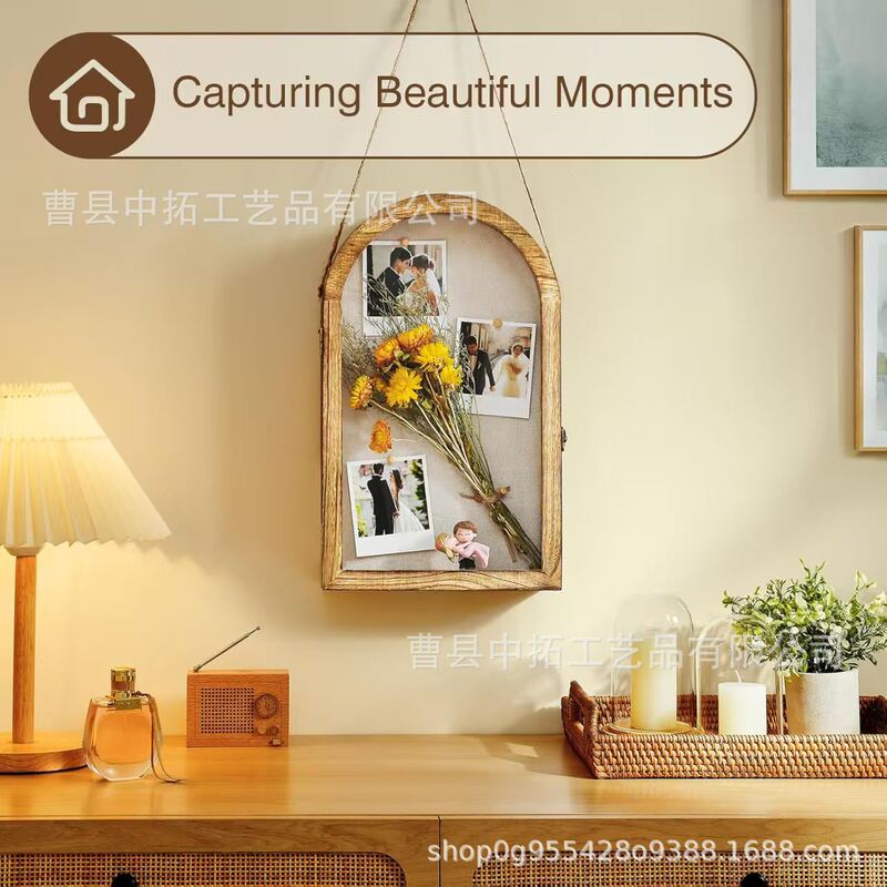 Cross-Border Shadow Box Photo Frame Display Box Removable Storage Box Drawer-Type Wooden Multi-Purpose Memory Box Display Frame
