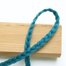涤棉三股辫子绳5mm-9mm 礼盒装饰绳卫衣帽绳多尺寸可选