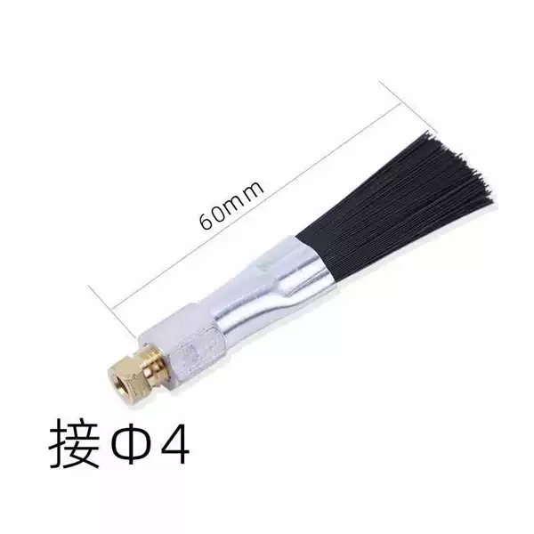 Φ4 oil brush L60 inserted into 4mm tube