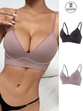 E 35266 Sexy Triangle Cup Seams Bra �Ը����Ǳ����� ��
