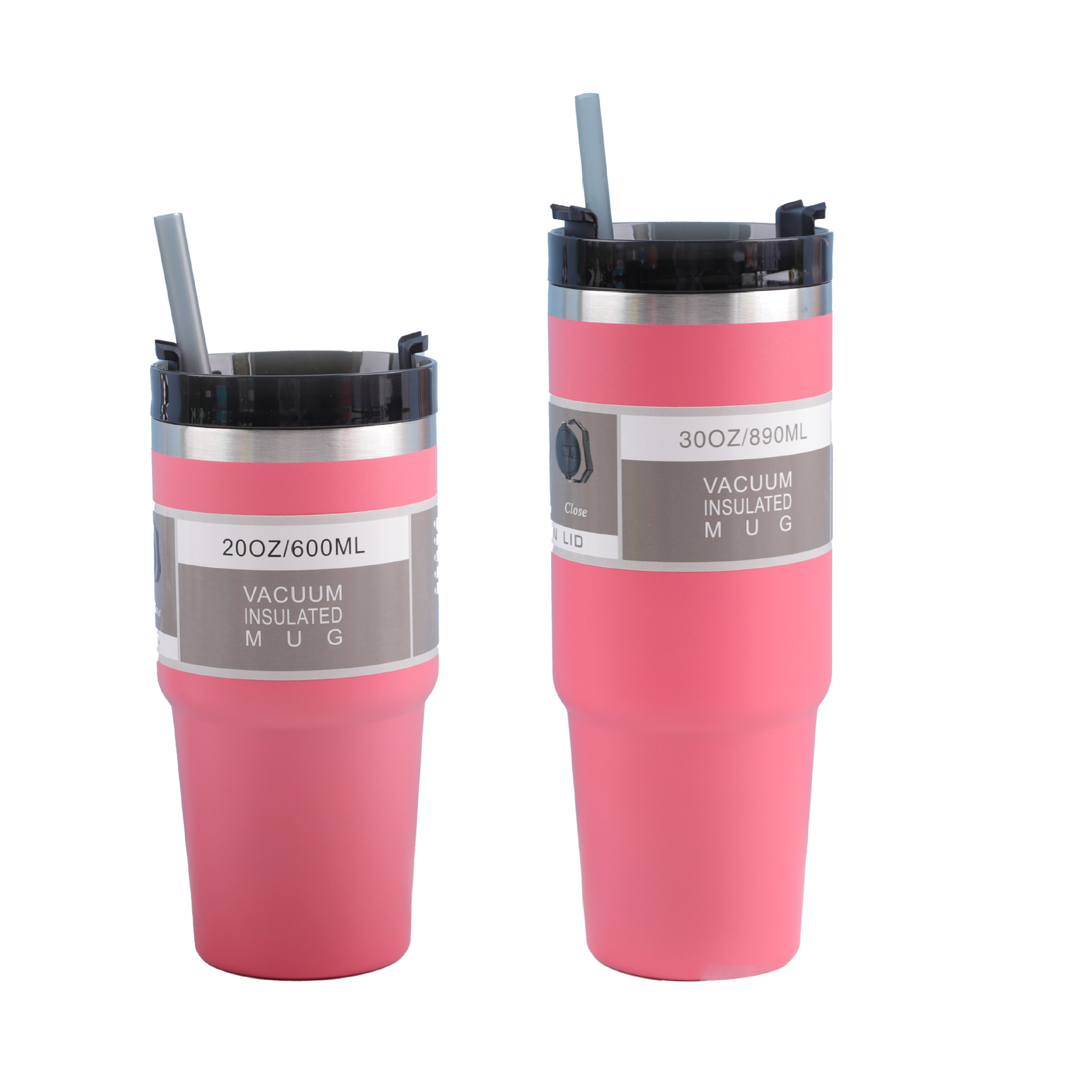 Transfronterizo nuevo 30 coche taza doble 304 taza de vacío de acero inoxidable frío-mantenimiento calentador de hielo taza portátil coche taza de café