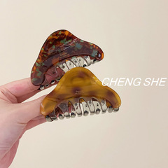 新款法式气质时尚简约仿醋酸发夹盘发抓夹鲨鱼夹高级感女百搭夹子