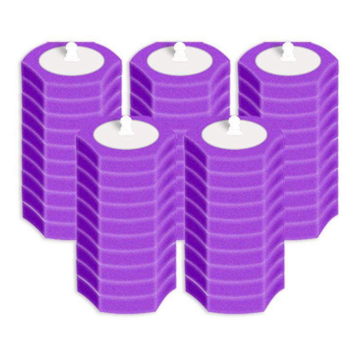 Cepillo de inodoro desechable cabeza de esponja baño sin ángulo muerto reemplazo desechable cabeza de esponja hogar líquido de limpieza autónomo