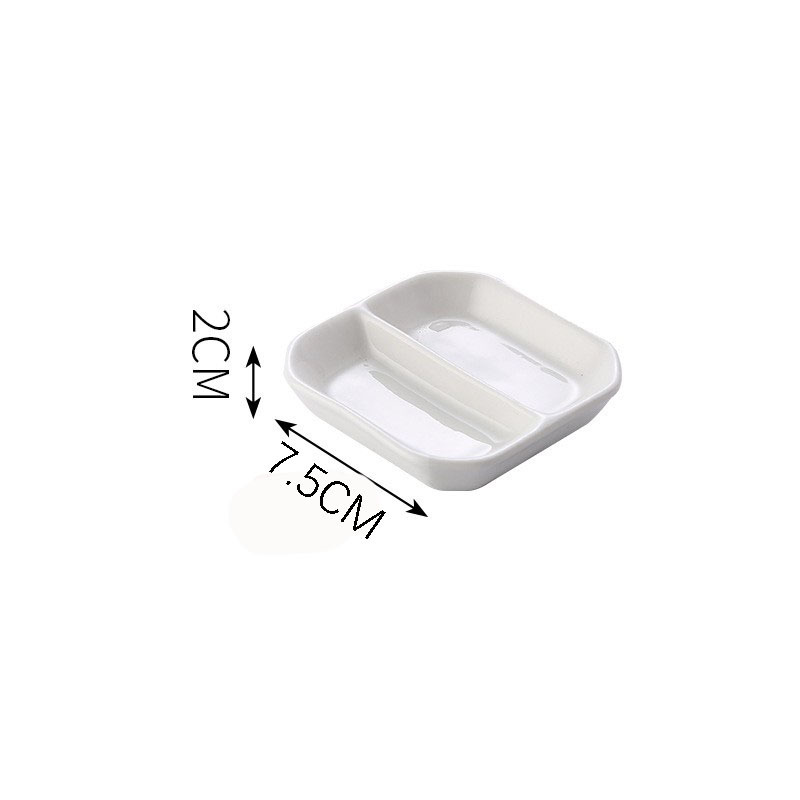 7.5cm cut-corner grid dish