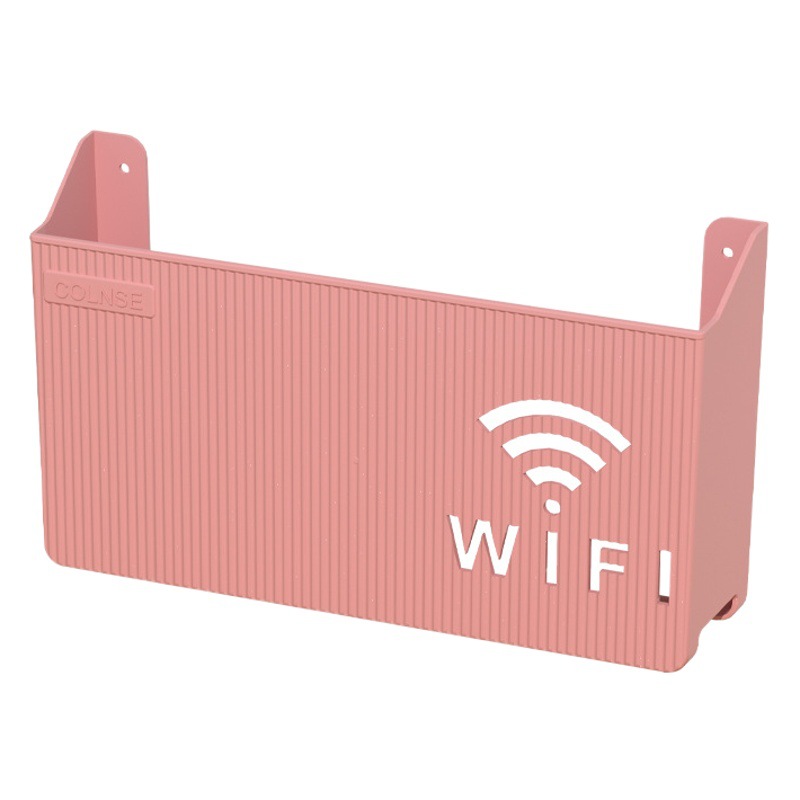 Kensheng WiFi router caja de almacenamiento en rack montado en la pared sala de estar montado en la pared Set-Top Box arreglo de línea