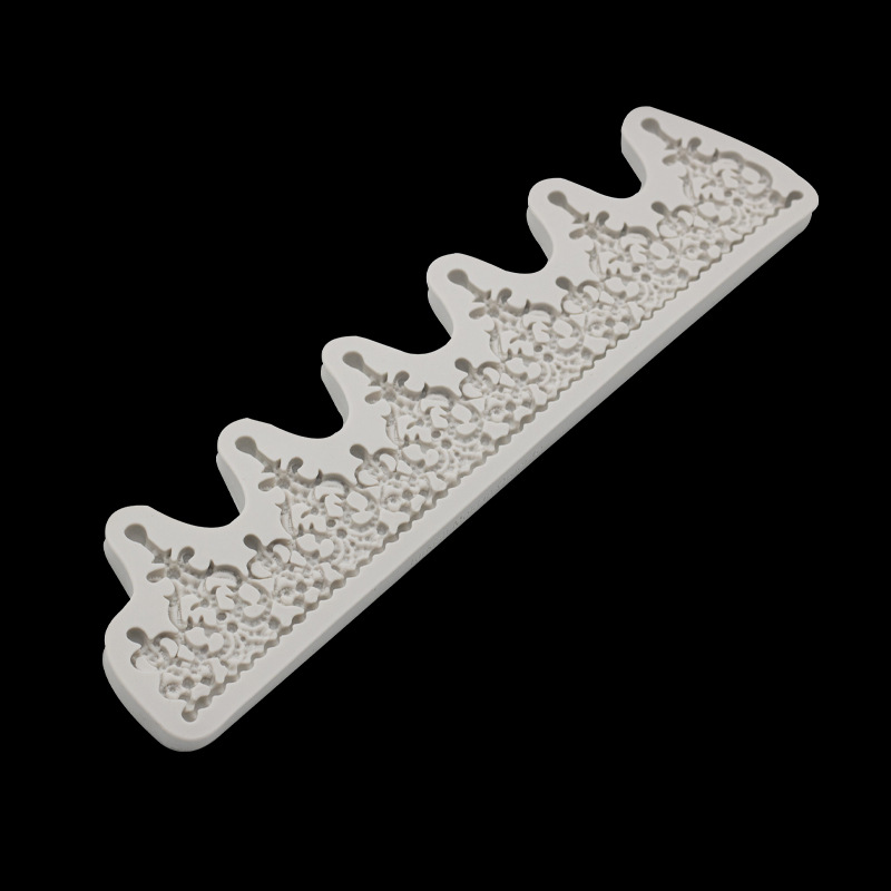 Corona tocado molde de silicona decoración hornear pastel chocolate fondant arcilla cerámica suave hecho a mano