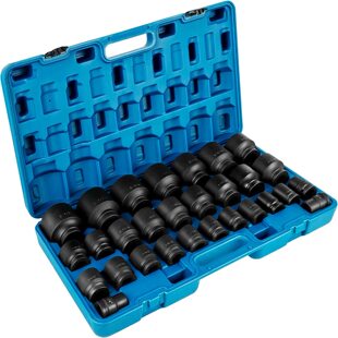 29-piece set 3/4in inch heavy duty short pneumatic sleeve set 3/4 inch pneumatic impact sleeve set big fly